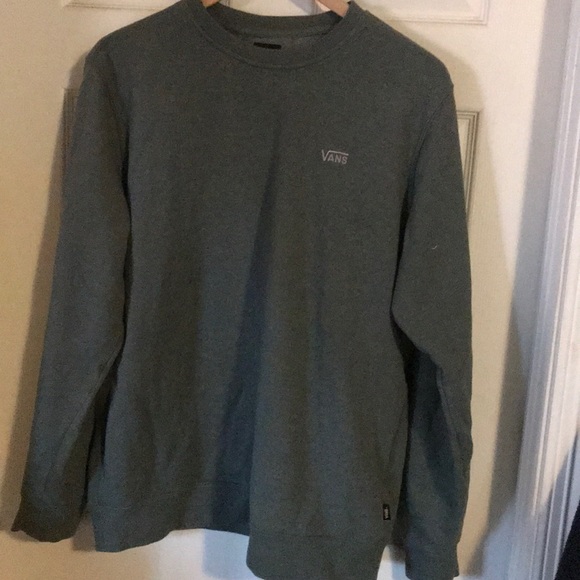 vans green sweatshirt